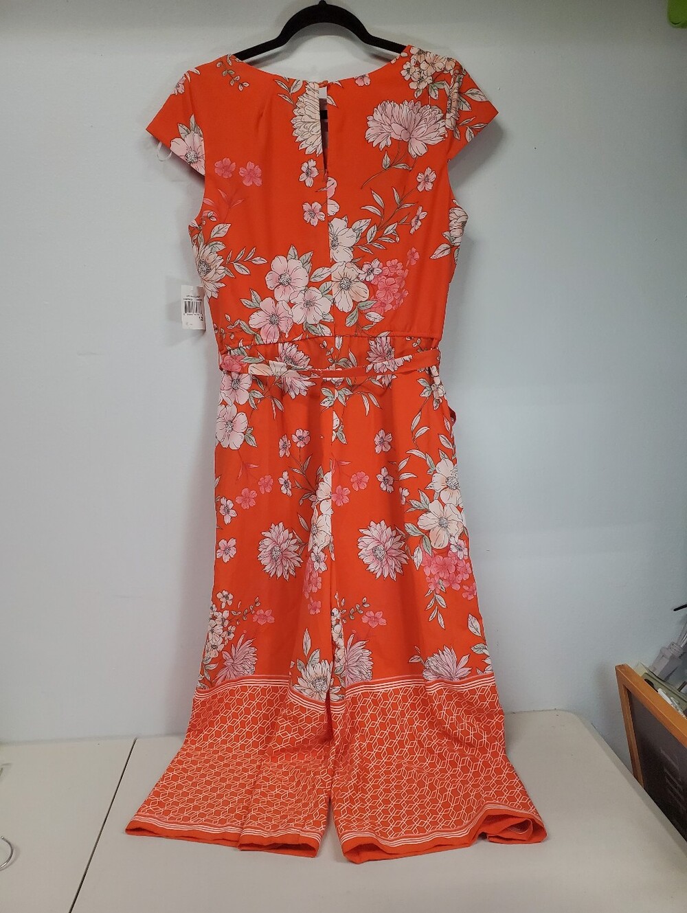 Boho Floral Business Casual Dressy 1 Piece Outfit 12 Orange Chris McLaughlin - Picture 2 of 8
